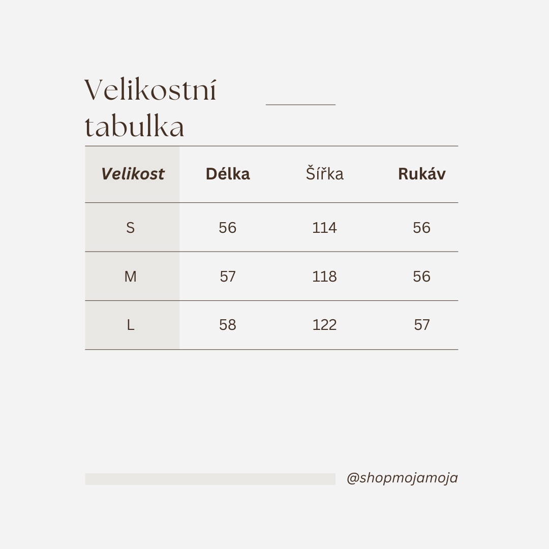 Beige Clean Size Chart Instagram PostSH